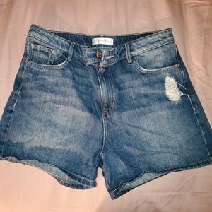 Denim shorts
